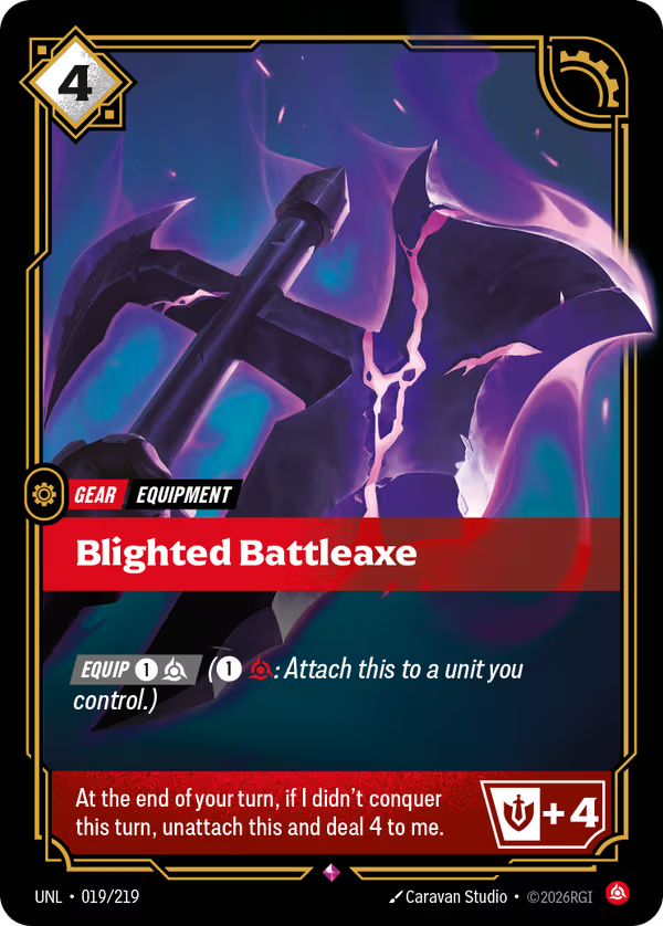 Blighted Battleaxe [UNL-019/219] [Unleashed]