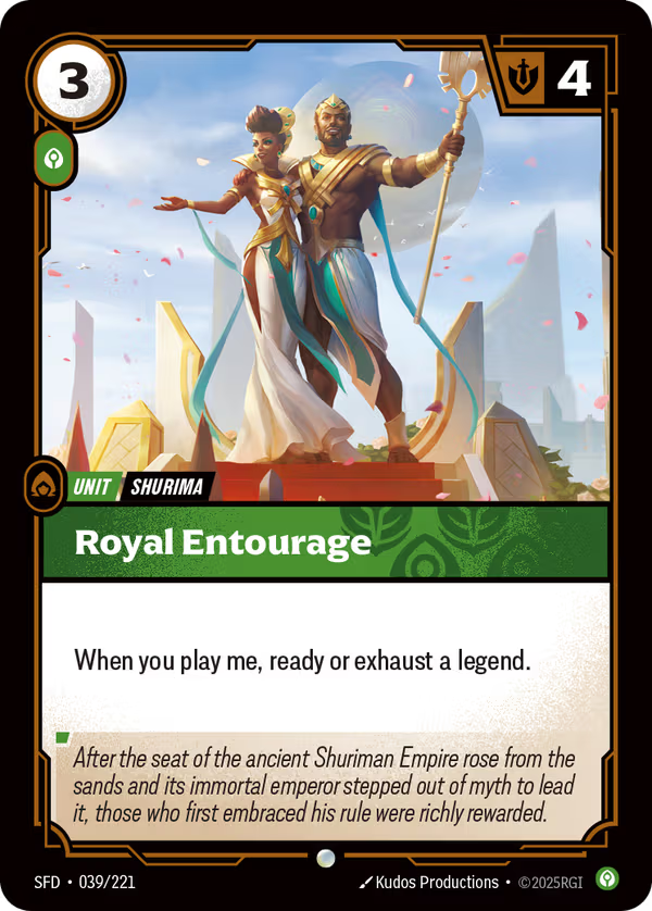 Royal Entourage [SFD-039/221] [Spiritforged] [Foil]