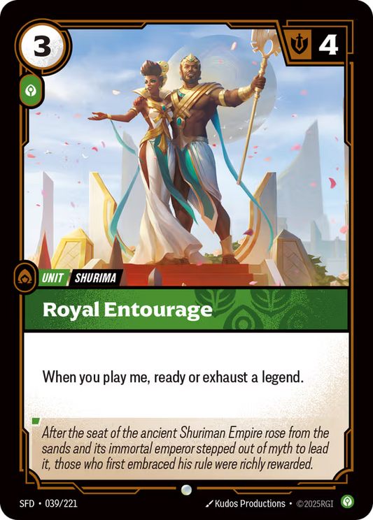 Royal Entourage [SFD-039/221] [Spiritforged] [Foil]