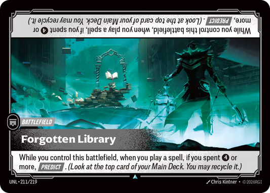 Forgotten Library [UNL-211/219] [Unleashed] [Foil]