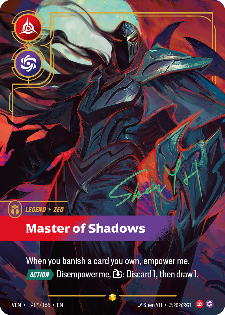 Master of Shadows [VEN-191*/166] [Vendetta]
