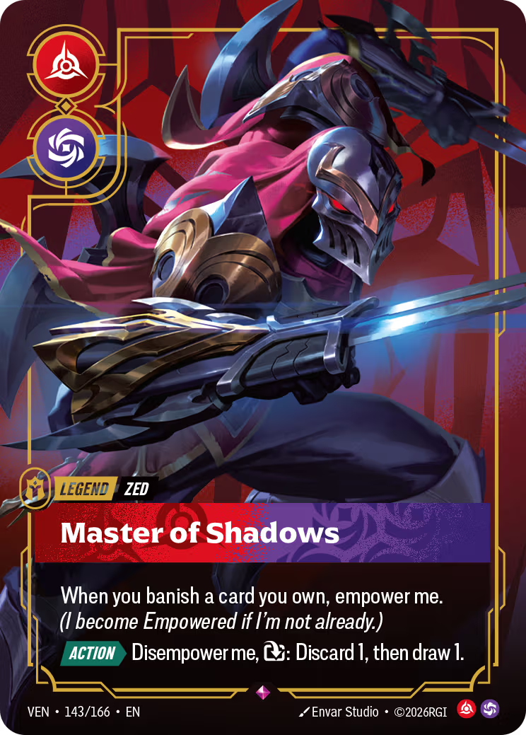 Master of Shadows [VEN-143/166] [Vendetta]