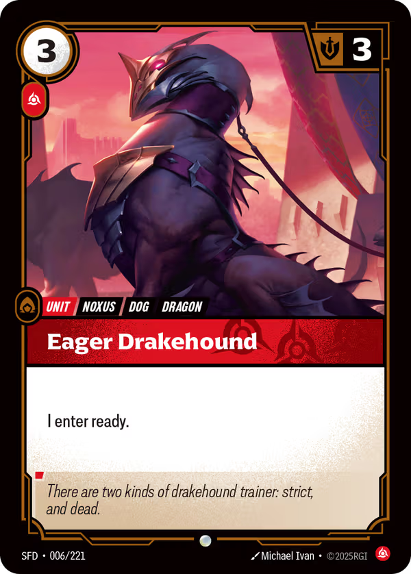 Eager Drakehound [SFD-006/221] [Spiritforged]