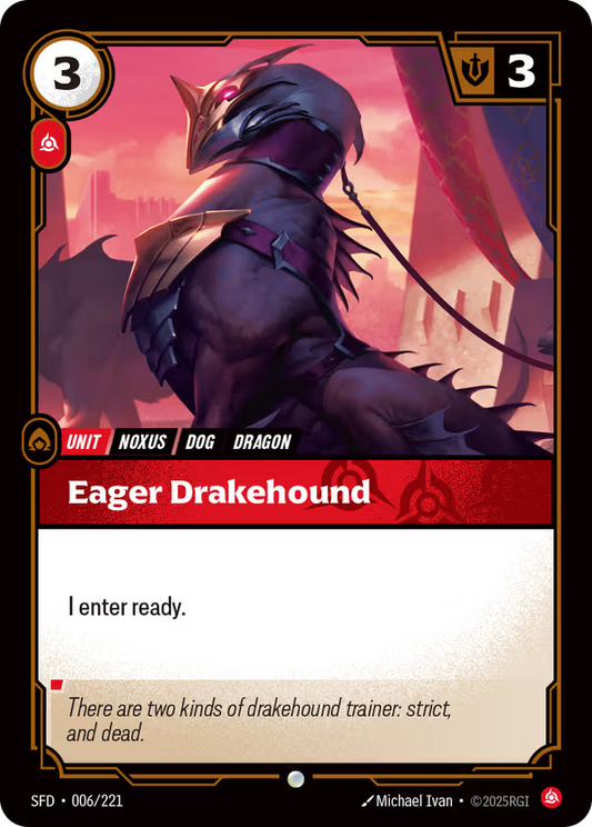 Eager Drakehound [SFD-006/221] [Spiritforged]