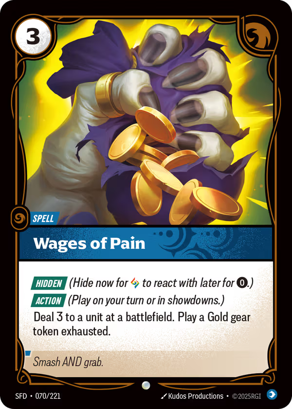 Wages of Pain [SFD-070/221] [Spiritforged]