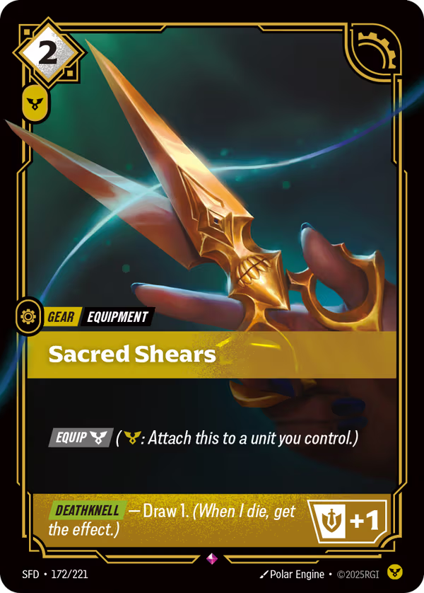 Sacred Shears [SFD-172/221] [Spiritforged]