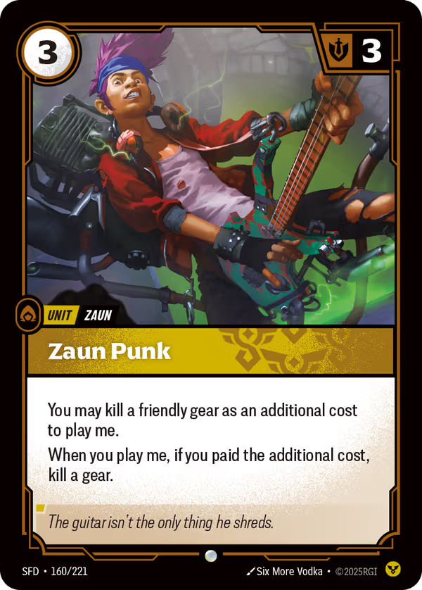 Zaun Punk [SFD-160/221] [Spiritforged]