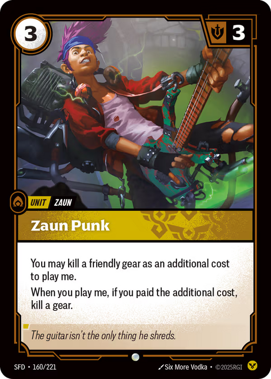 Zaun Punk [SFD-160/221] [Spiritforged]