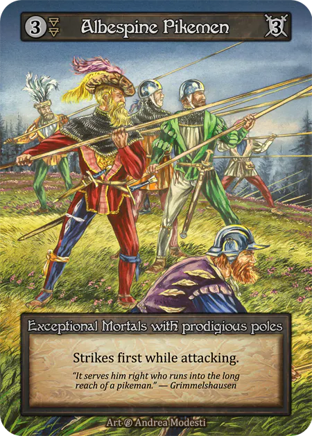 Albespine Pikemen - Beta* - NM