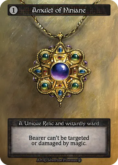 Amulet of Niniane - Arthurian Legends - NM