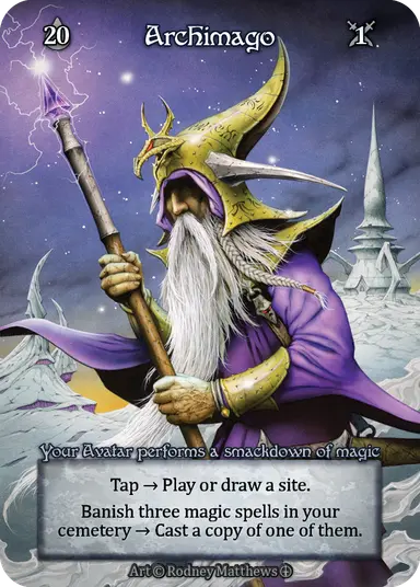 (FOIL) Archimago - Arthurian Legends - NM