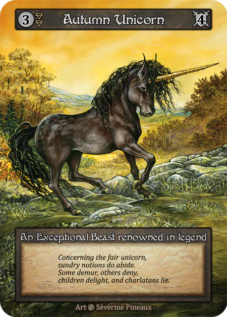 Autumn Unicorn - Beta* - NM