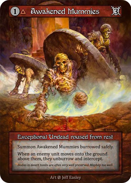 Awakened Mummies - Beta* - NM
