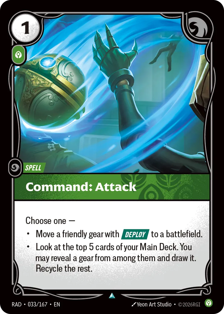 Command: Attack [RAD-033/167] [Radiance]