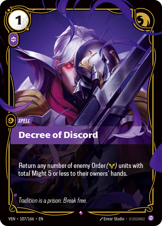 Decree of Discord [VEN-107/166] [Vendetta]