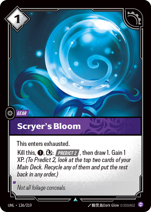 Scryer's Bloom [UNL-136/219] [Unleashed] [Foil]