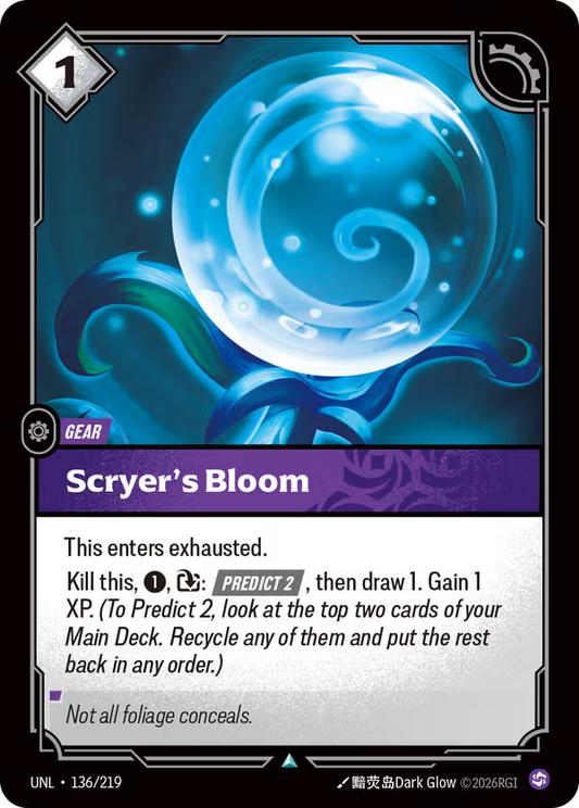 Scryer's Bloom [UNL-136/219] [Unleashed]