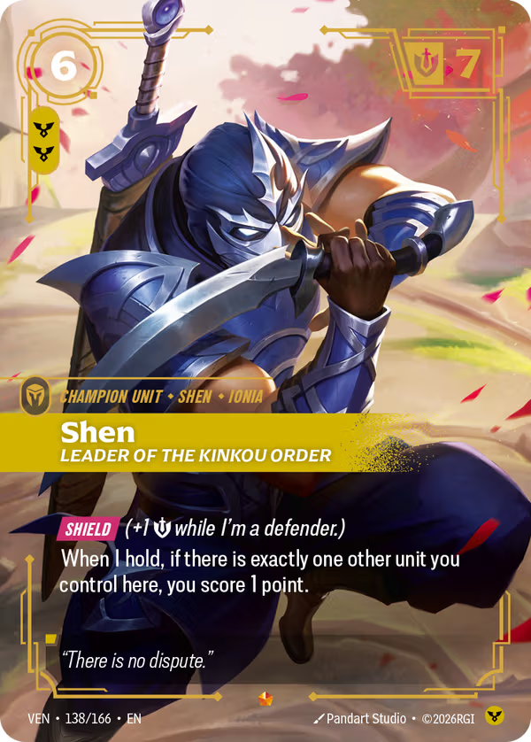 Shen, Leader of the Kinkou Order [VEN-138/166] [Vendetta]
