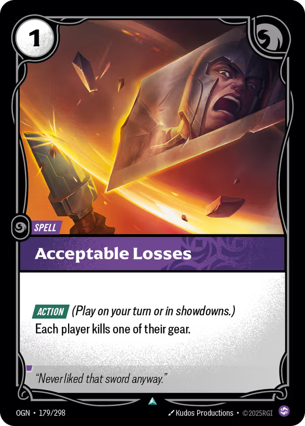Acceptable Losses [OGN-179/298] [Origins]