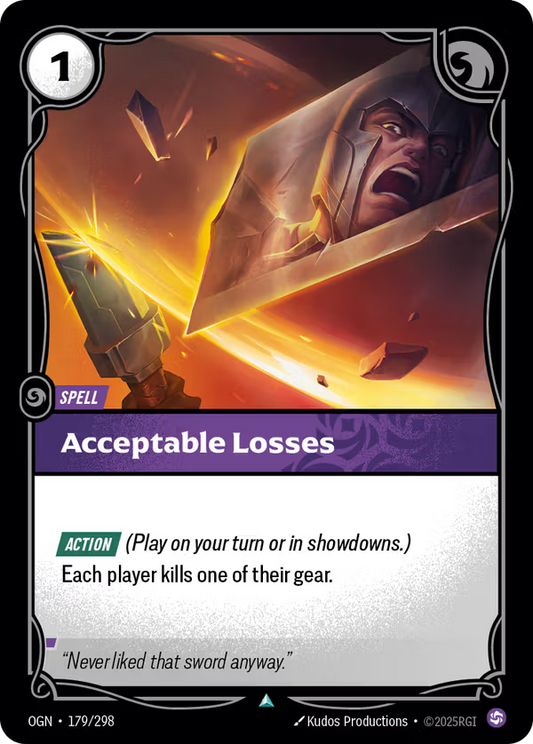 Acceptable Losses [OGN-179/298] [Origins]