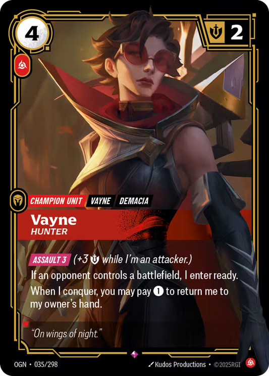 Vayne, Hunter [OGN-035/298] [Origins]