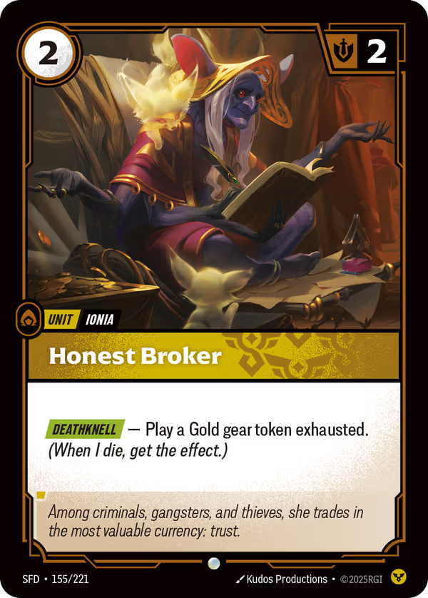 Honest Broker [SFD-155/221] [Spiritforged]