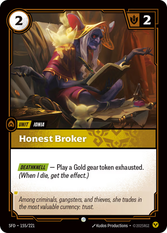 Honest Broker [SFD-155/221] [Spiritforged]