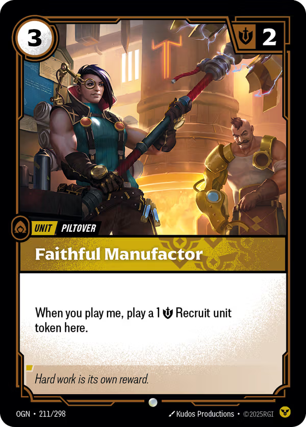Faithful Manufactor [OGN-211/298] [Origins]