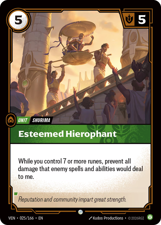 Esteemed Hierophant [VEN-025/166] [Vendetta]