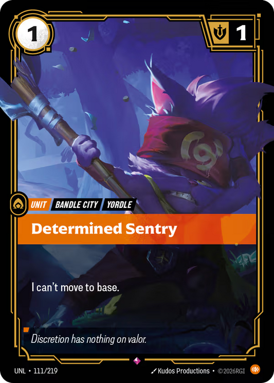 Determined Sentry [UNL-111/219] [Unleashed]