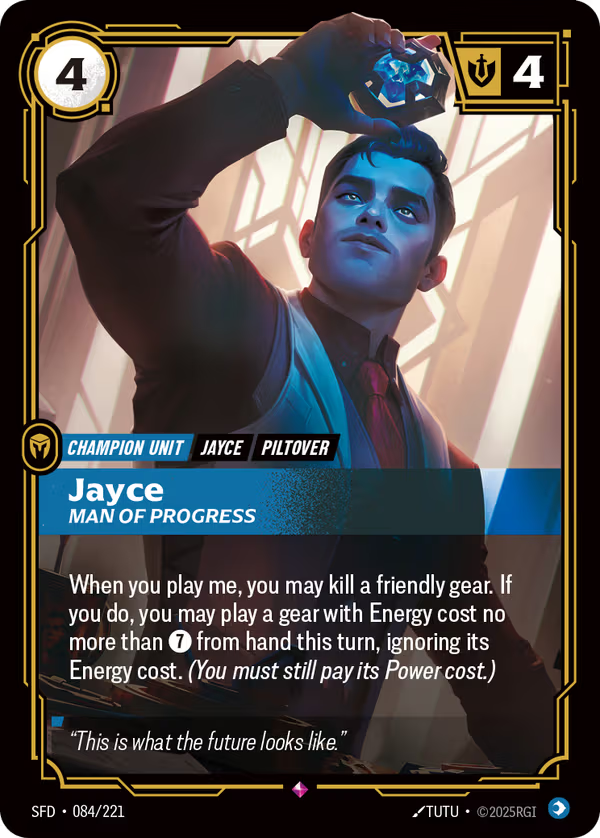 Jayce, Man of Progress [SFD-084/221] [Spiritforged]