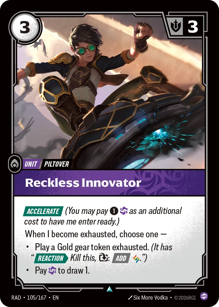 Reckless Innovator [RAD-105/167] [Radiance] [Foil]
