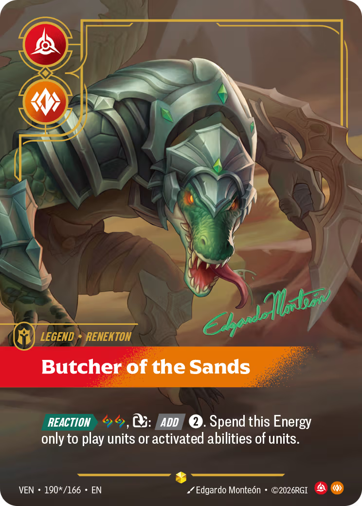 Butcher of the Sands [VEN-190*/166] [Vendetta]