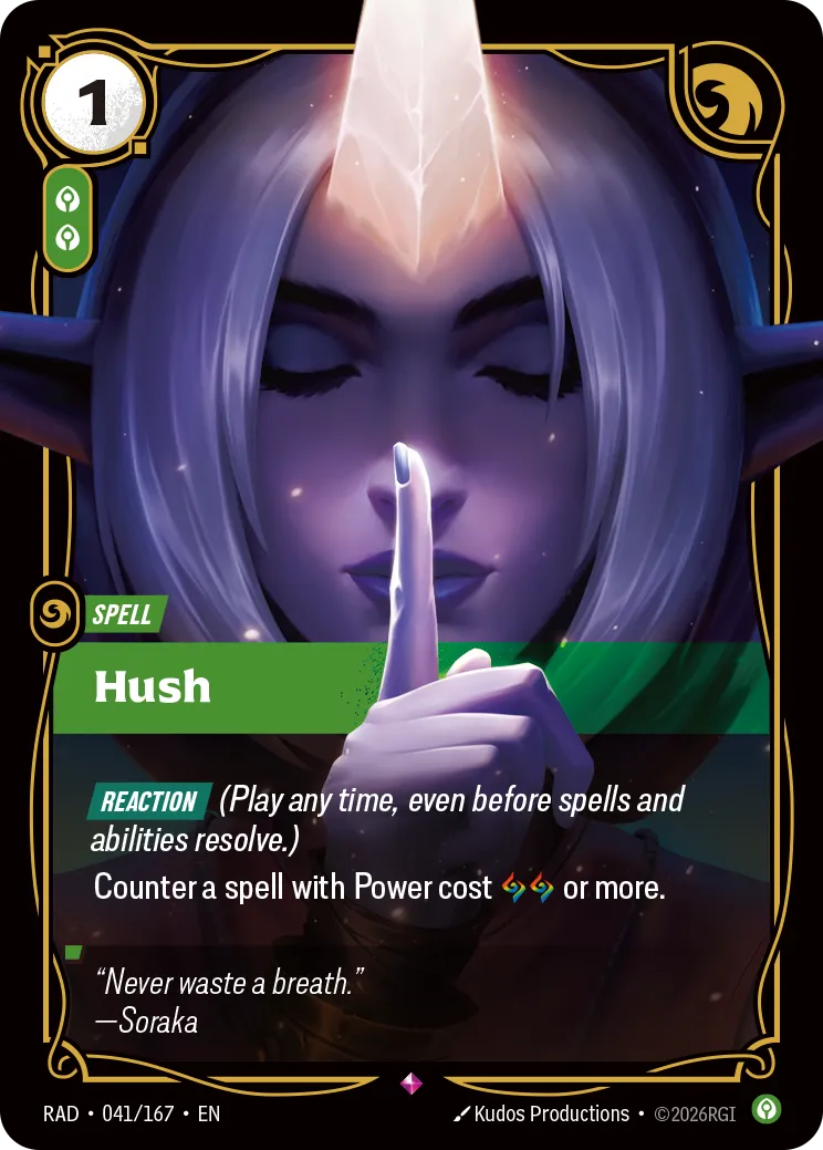 Hush [RAD-041/167] [Radiance]