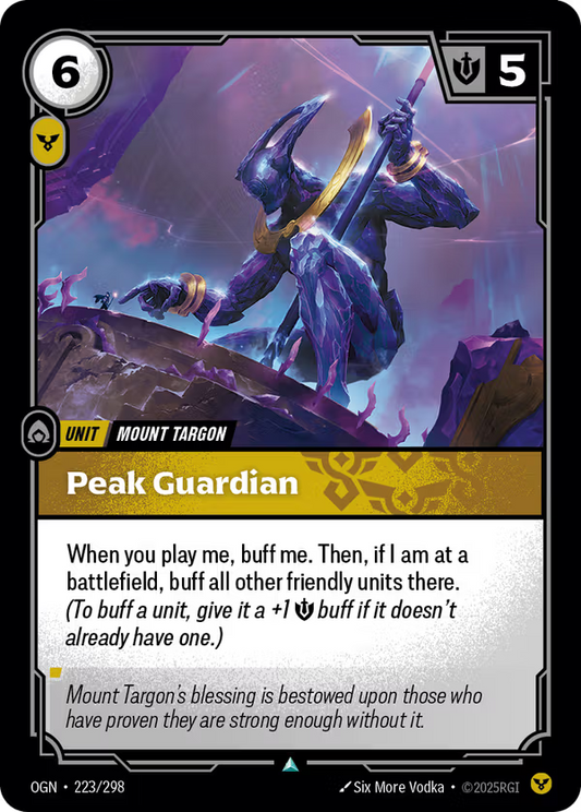 Peak Guardian [OGN-223/298] [Origins]