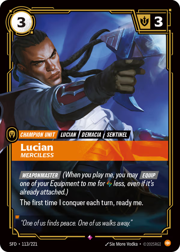 Lucian, Merciless [SFD-113/221] [Spiritforged]