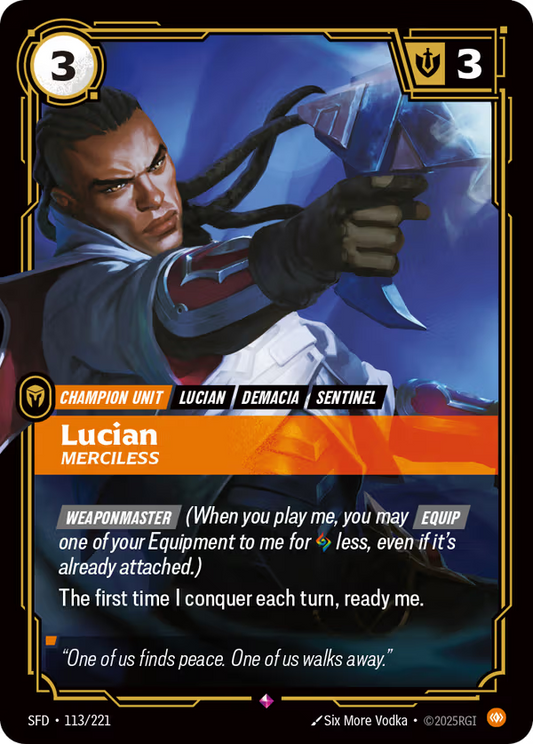 Lucian, Merciless [SFD-113/221] [Spiritforged]