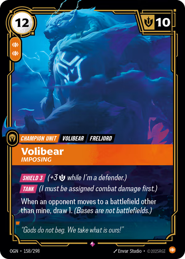 Volibear, Imposing [OGN-158/298] [Origins]