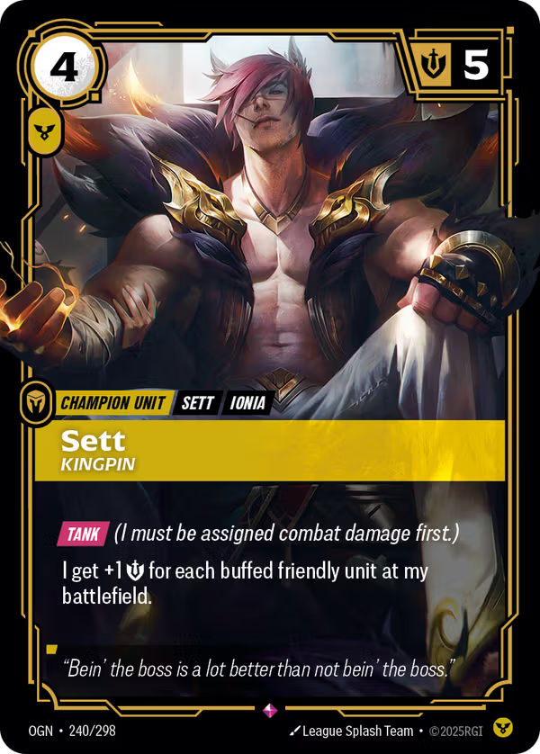Sett, Kingpin [OGN-240/298] [Origins]