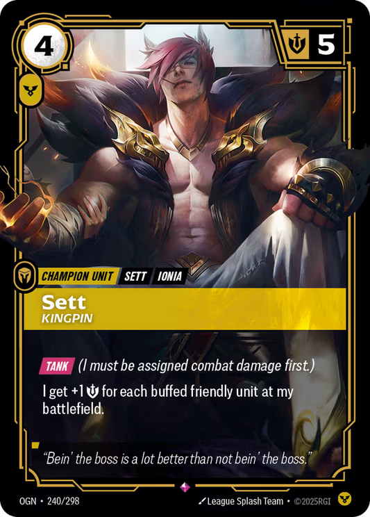 Sett, Kingpin [OGN-240/298] [Origins]