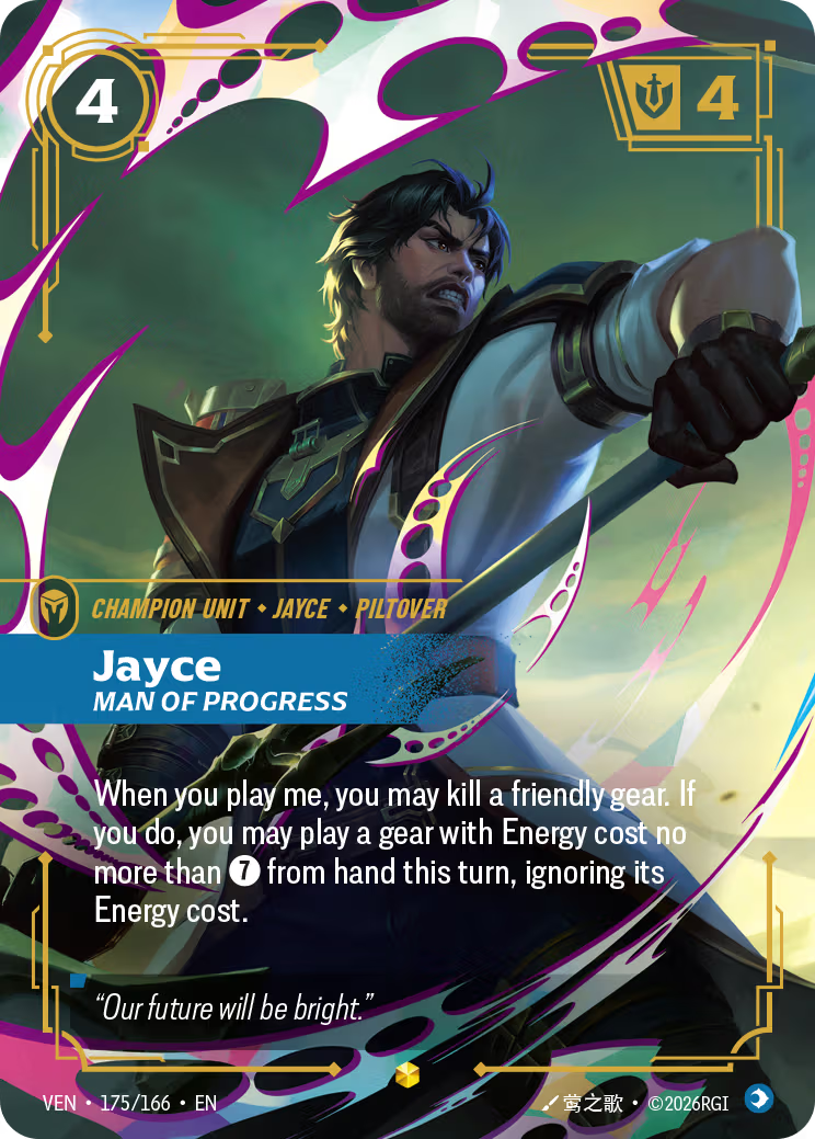 Jayce, Man of Progress [VEN-175/166] [Vendetta]