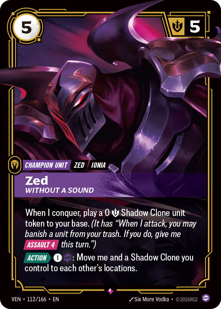 Zed, Without a Sound [VEN-112/166] [Vendetta]