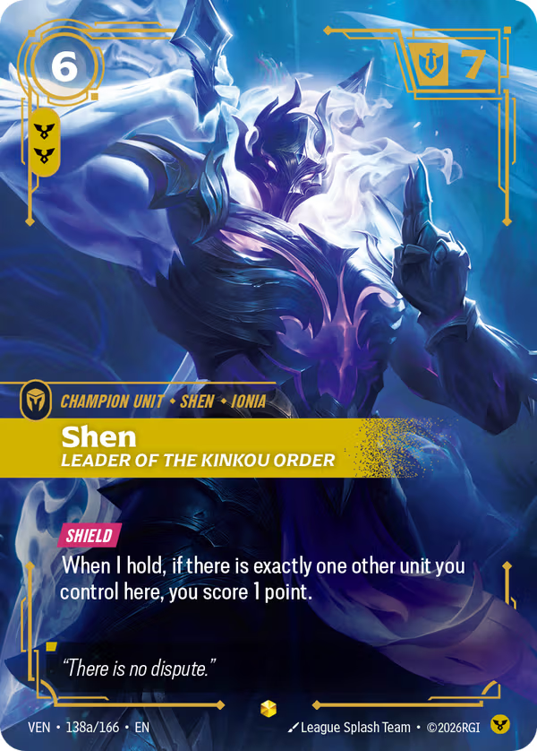 Shen, Leader of the Kinkou Order [VEN-138a/166] [Vendetta]