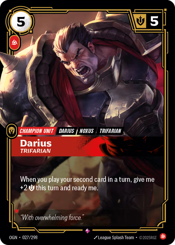Darius, Trifarian [OGN-027/298] [Origins]