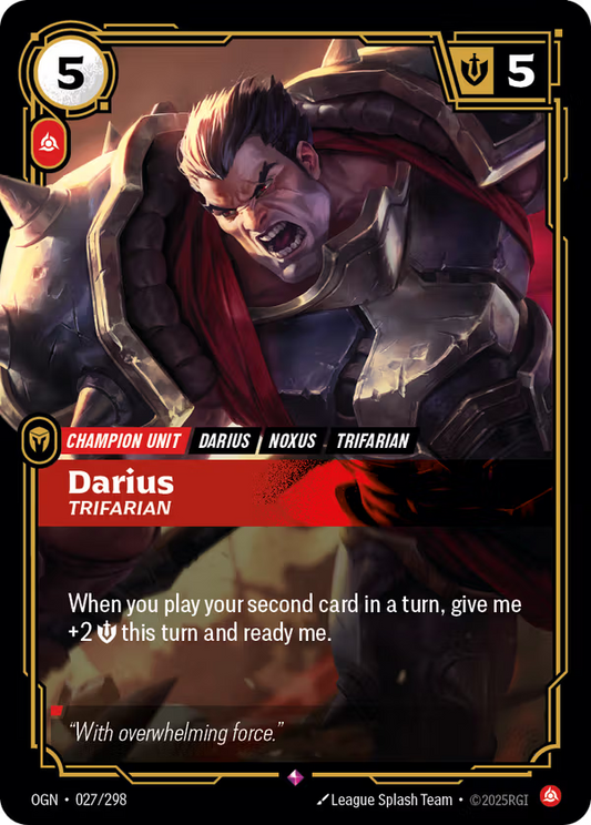 Darius, Trifarian [OGN-027/298] [Origins]