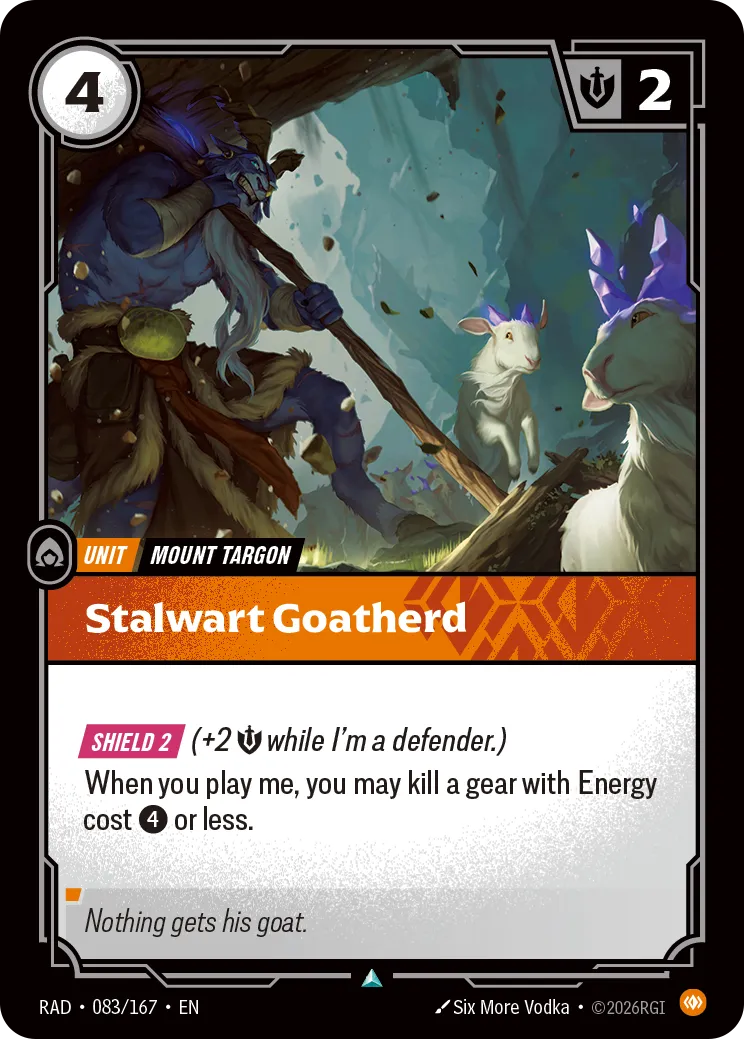 Stalwart Goatherd [RAD-083/167] [Radiance]