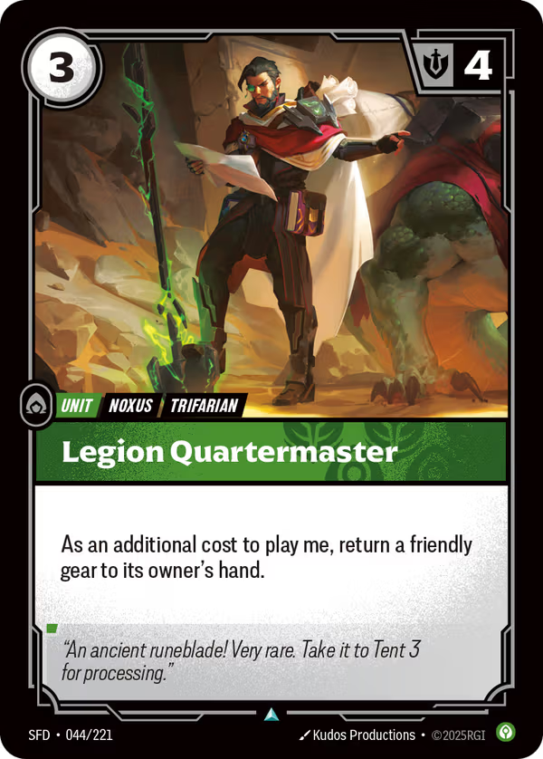 Legion Quartermaster [SFD-044/221] [Spiritforged]