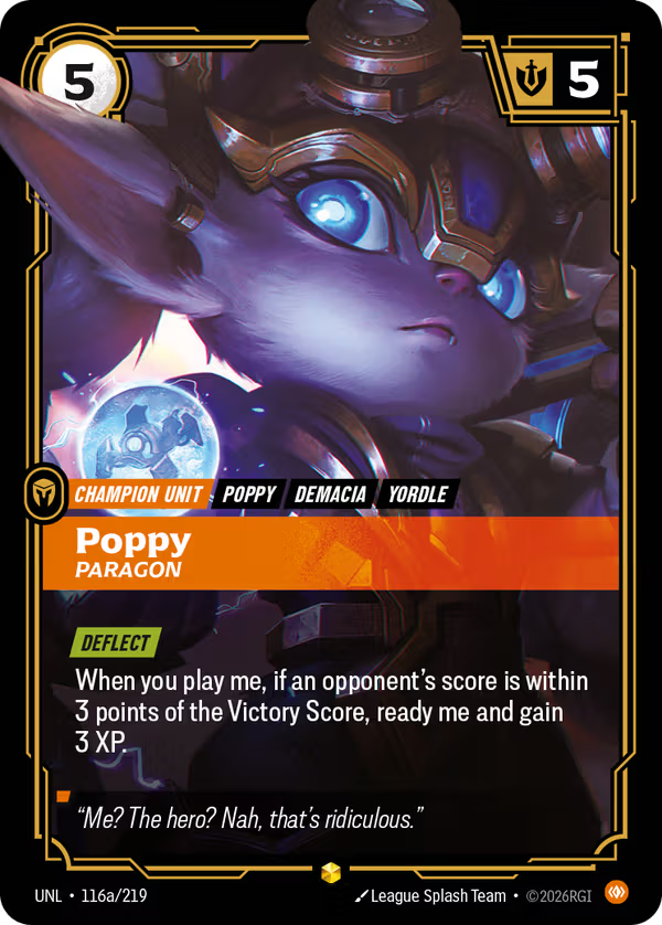 Poppy, Paragon [UNL-116a/219] [Unleashed]