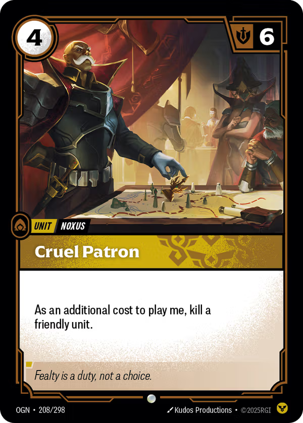 Cruel Patron [OGN-208/298] [Origins] [Foil]
