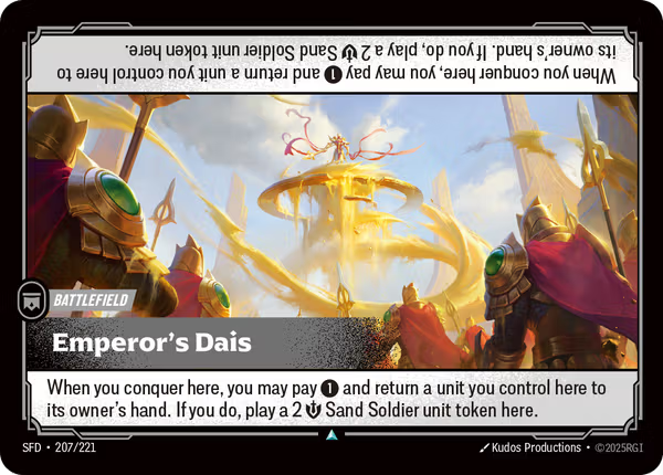 Emperor's Dais [SFD-207/221] [Spiritforged]